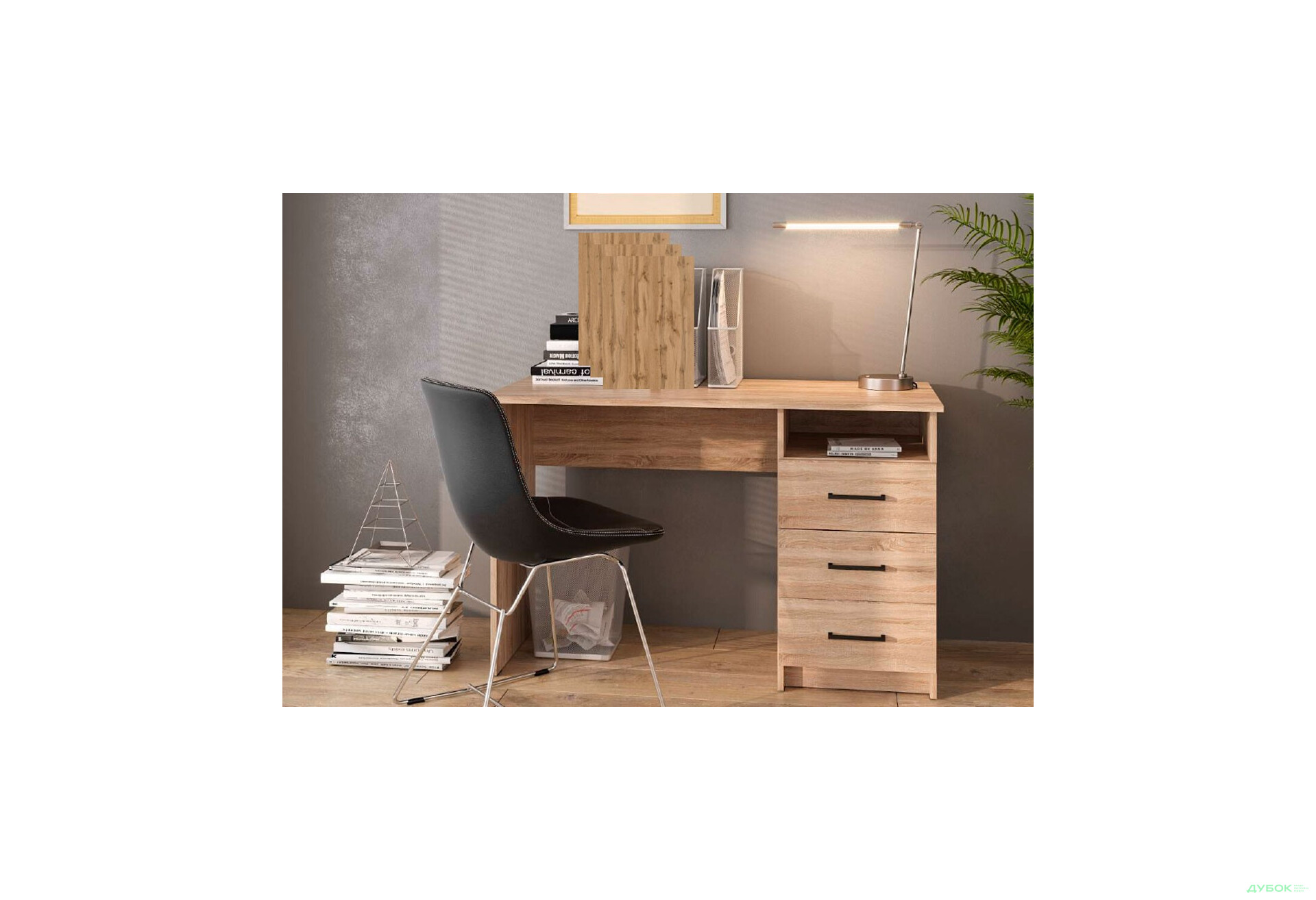 Зображення 8 - Стіл письмовий Kredens furniture СК-3 115x55 см з шухлядами
