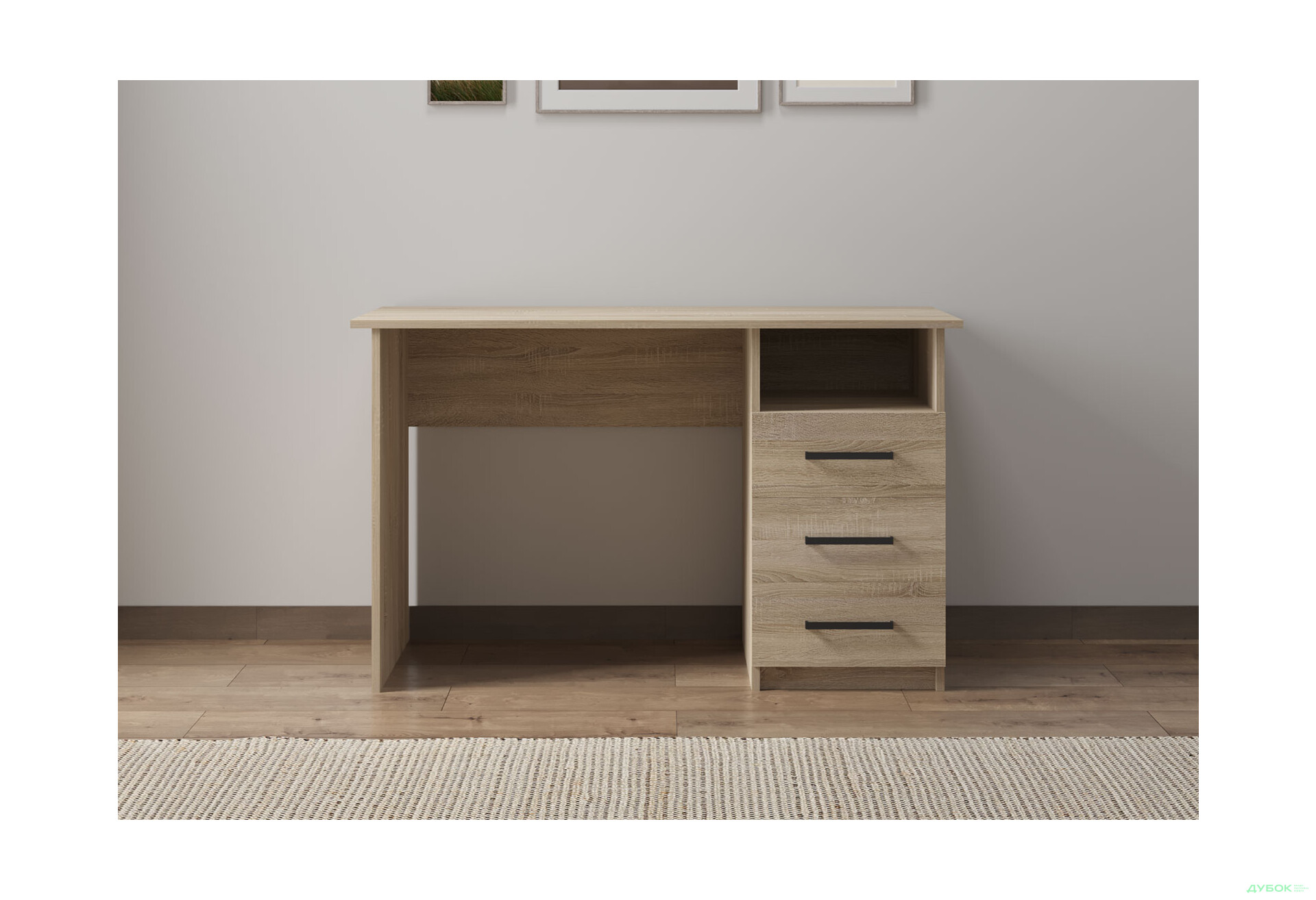 Зображення 4 - Стіл письмовий Kredens furniture СК-3 115x55 см з шухлядами