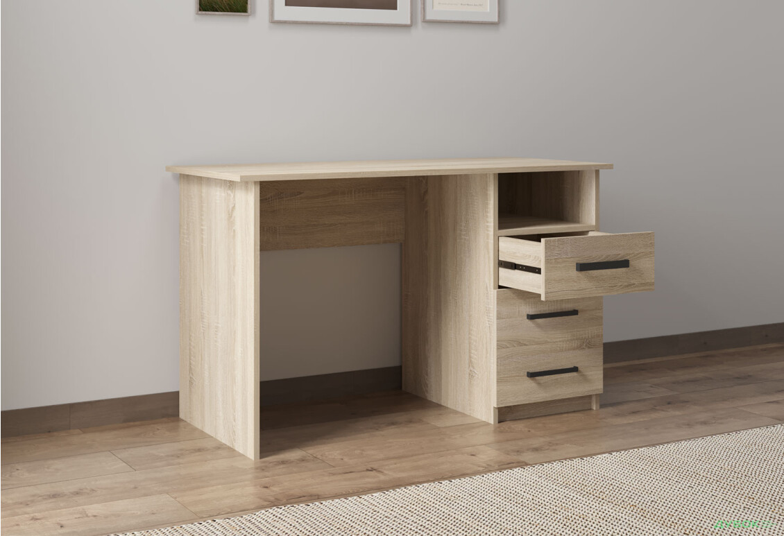 Зображення 3 - Стіл письмовий Kredens furniture СК-3 115x55 см з шухлядами