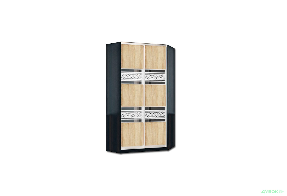 Комплект VІІ Выставочный Шкаф-купе 2D угловой 1200 Мебель Стар