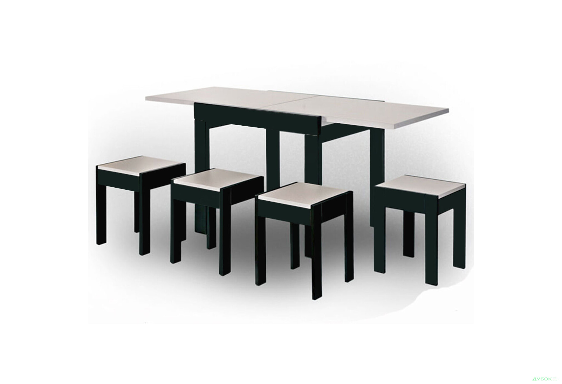 Зображення 3 - Комплект Елегант: стіл + табурети/4шт ЧДК