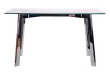 Фото 4 - Стол обеденный Луиджи DT-1610 хром / стекло прозрачное, арт. 521253 АМФ