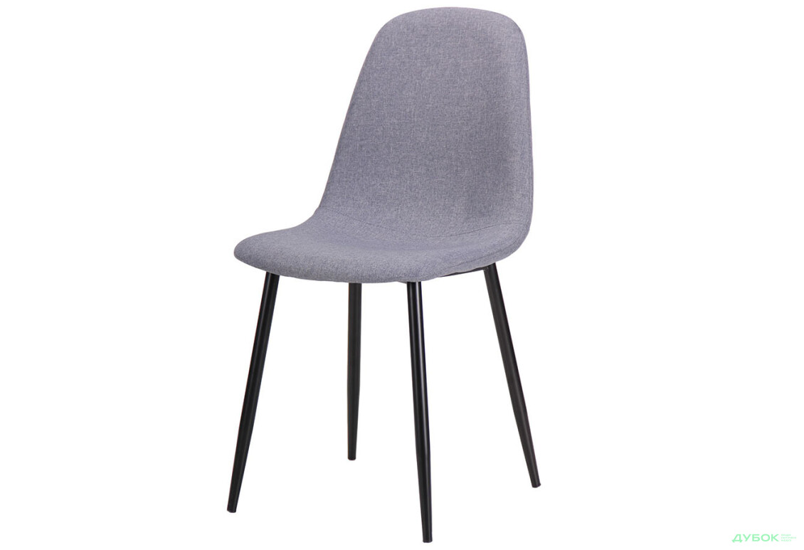 Стул Лучия черный / серый джинс АМФ - Изображение 1 Изображение 1 - Стул Лучия черный / серый джинс АМФ