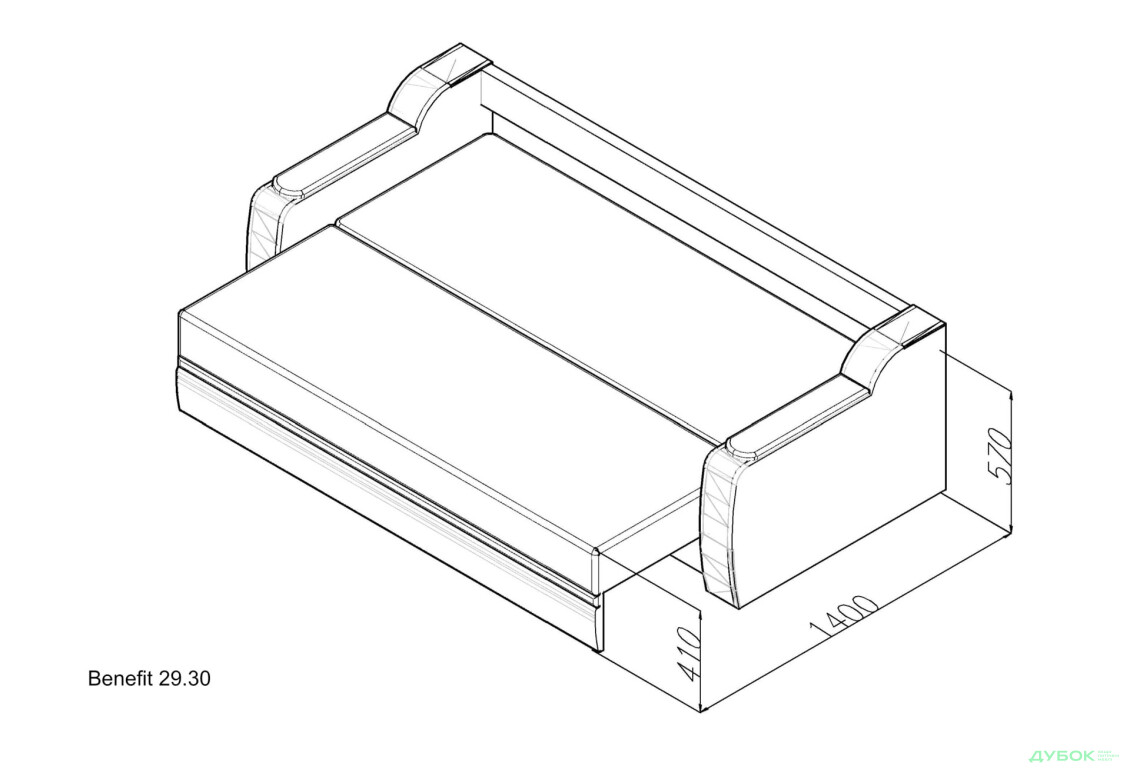 Диван Benefit 29 / Бенефіт 29 Краків Elegant - Зображення 8 Зображення 8 - Диван Benefit 29 / Бенефіт 29 Краків Elegant