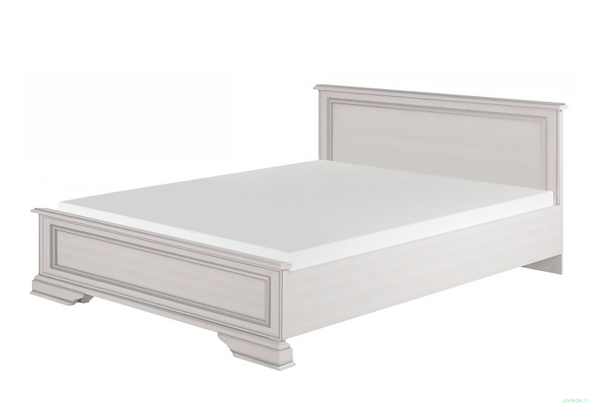 Фото 1 - Ліжко ВМК Кентукі (без вкладу) 160х200 см, біле