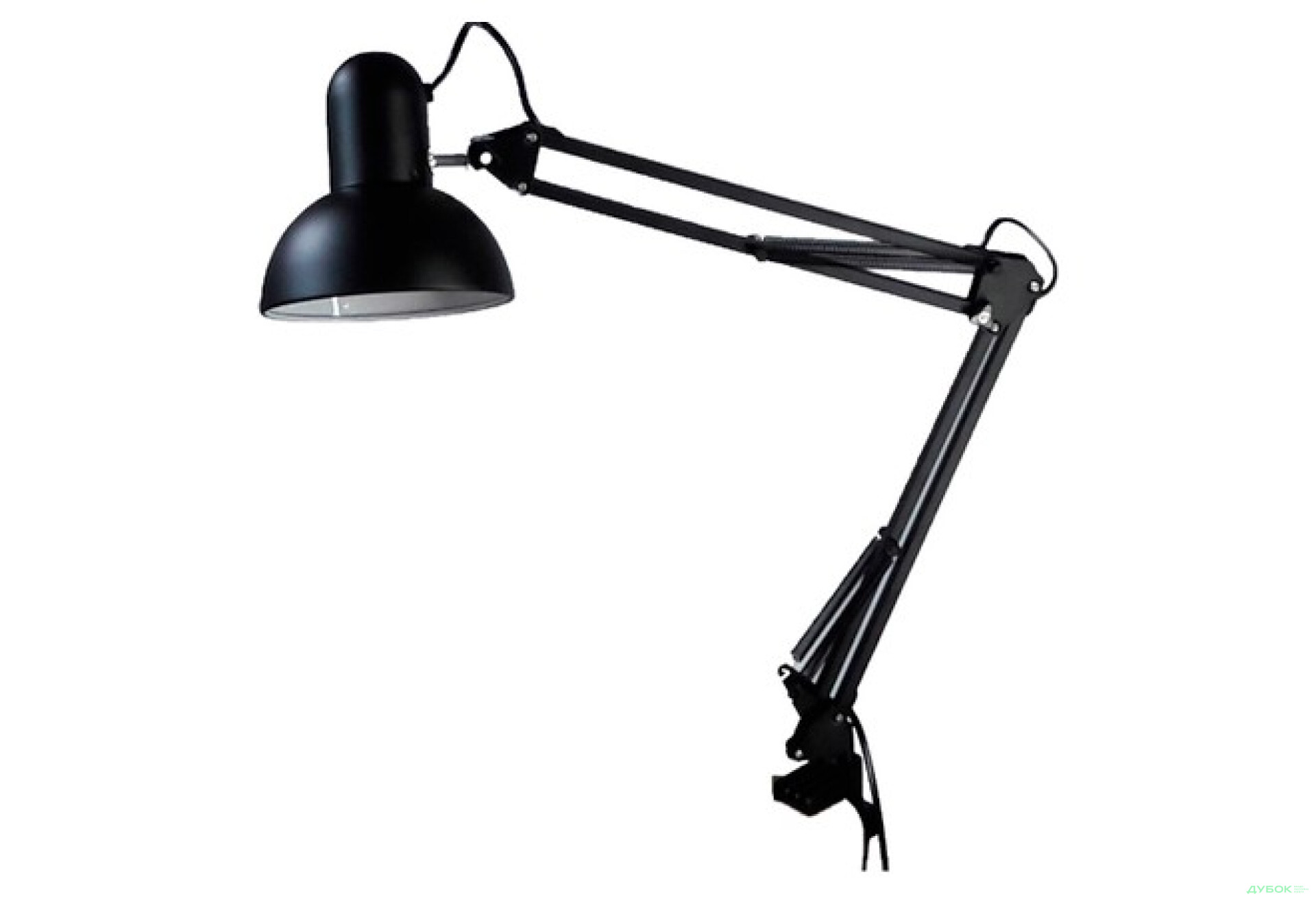 Фото 1 - Настольная лампа 29-800B BK (чёрная) на струбцине Нумина