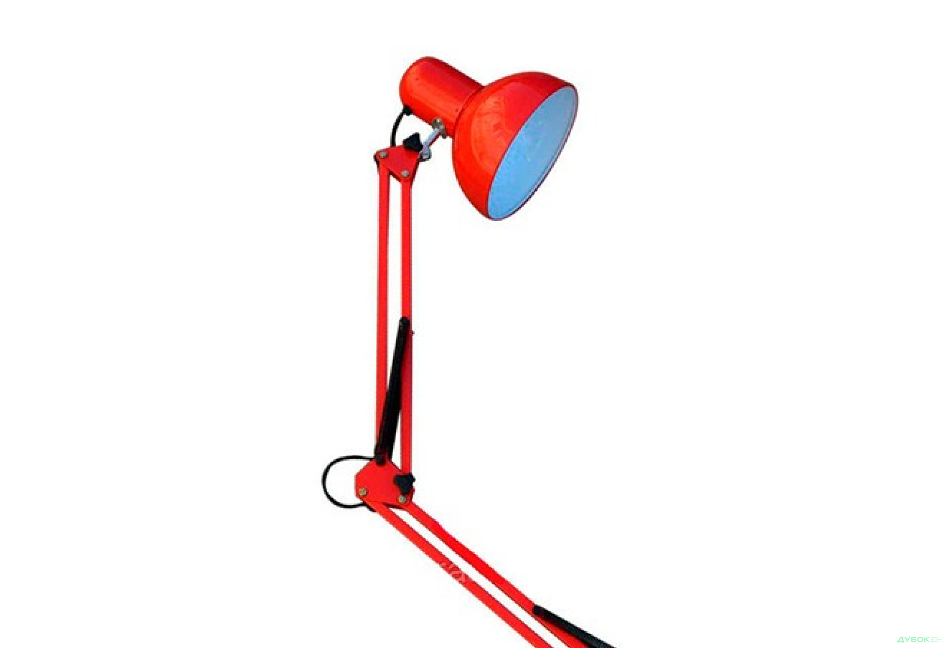 Фото 2 - Настільна лампа 29-800B RD (червона) на струбцині Numina