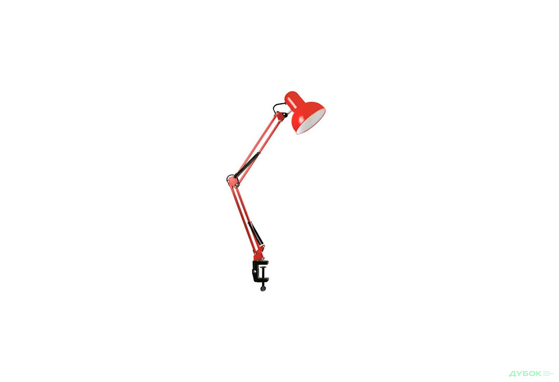 Настольная лампа 29-800B RD (красная) на струбцине Нумина