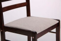 Фото 4 - Комплект обеденный Брауни (стол + 4 стула) темный шоколад / латте, арт.521379 АМФ
