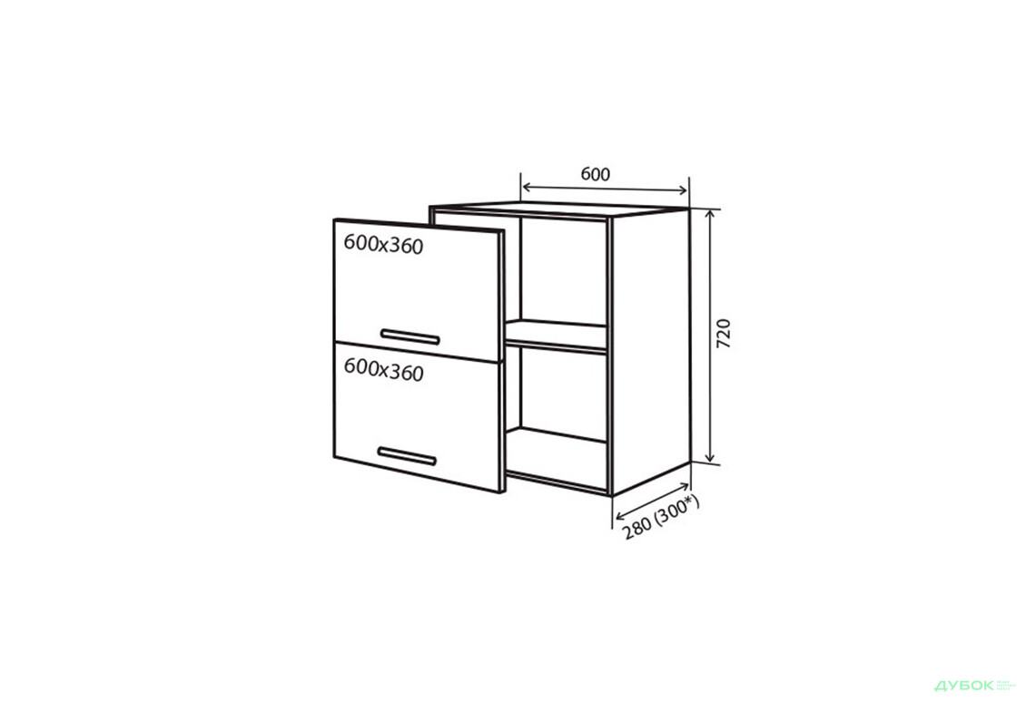 В20 Тумба 2Д 60 Парма VIP-master - Зображення 1 Зображення 1 - В20 Тумба 2Д 60 Парма VIP-master