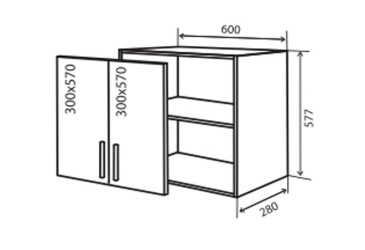 В53 Тумба 2Д 60