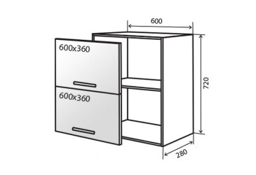 В20 Тумба вітрина 60 Парма Декор Люкс VIP-master