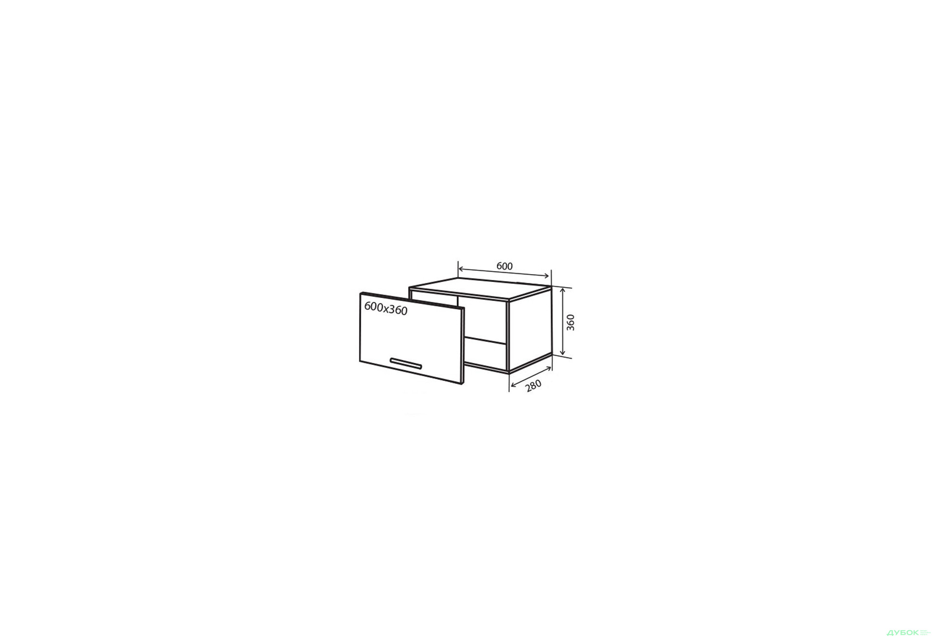 В10 Тумба низька 60 Парма Люкс VIP-master - Зображення 1 Зображення 1 - В10 Тумба низька 60 Парма Люкс VIP-master