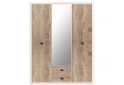 Фото 1 - Шафа ВМК Коен ІІ 3-дверна з 2 шухлядами та дзеркалом 163 см