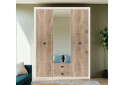 Шкаф ВМК Коэн II 2-дверный с 2 ящиками и зеркалом 163 см - Изображение 2 Изображение 2 - Шкаф ВМК Коэн II 2-дверный с 2 ящиками и зеркалом 163 см