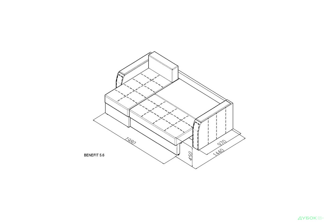 Мягкий уголок Benefit 5 / Бенефит 5 Манчестер Элегант - Изображение 7 Изображение 7 - Мягкий уголок Benefit 5 / Бенефит 5 Манчестер Элегант