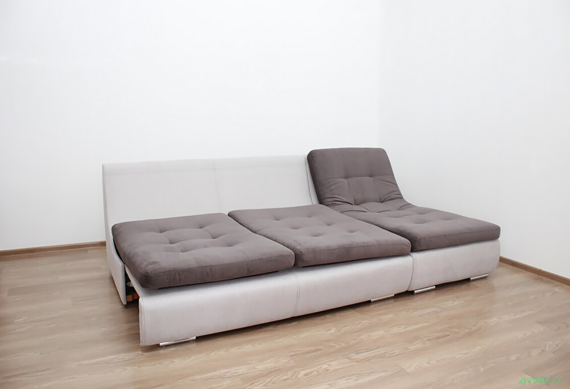 М'який куточок Elegant Бенефіт 9 240x182 см темно-сірий з білим - Зображення 2 Зображення 2 - М'який куточок Elegant Бенефіт 9 240x182 см темно-сірий з білим