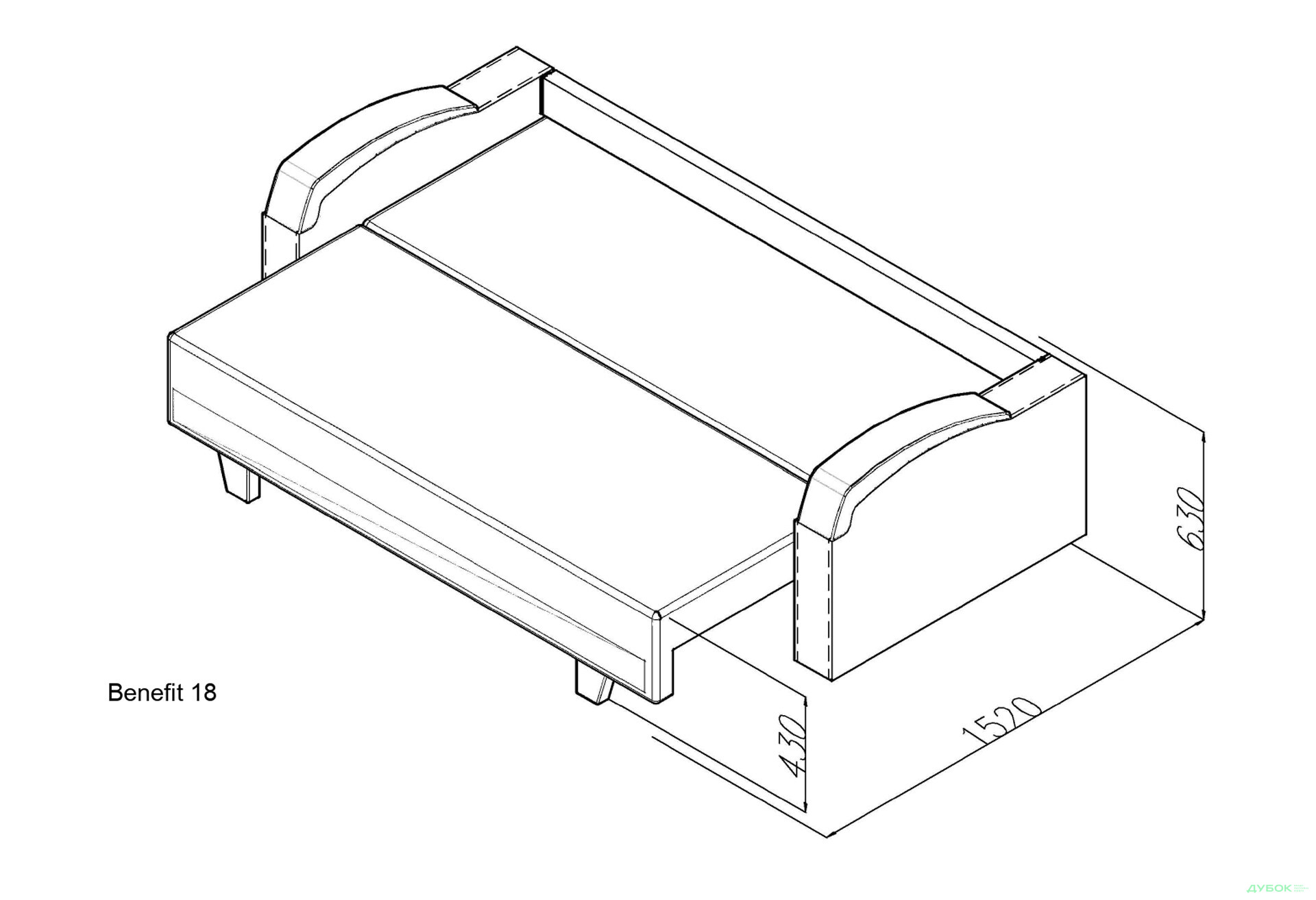 Диван Benefit 18 / Бенефит 18 Злата Элегант - Изображение 7 Изображение 7 - Диван Benefit 18 / Бенефит 18 Злата Элегант