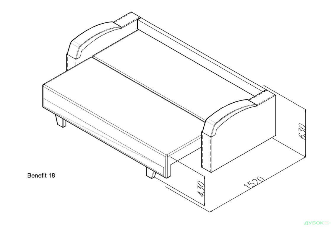 Изображение 7 - Диван Benefit 18 / Бенефит 18 Злата Элегант