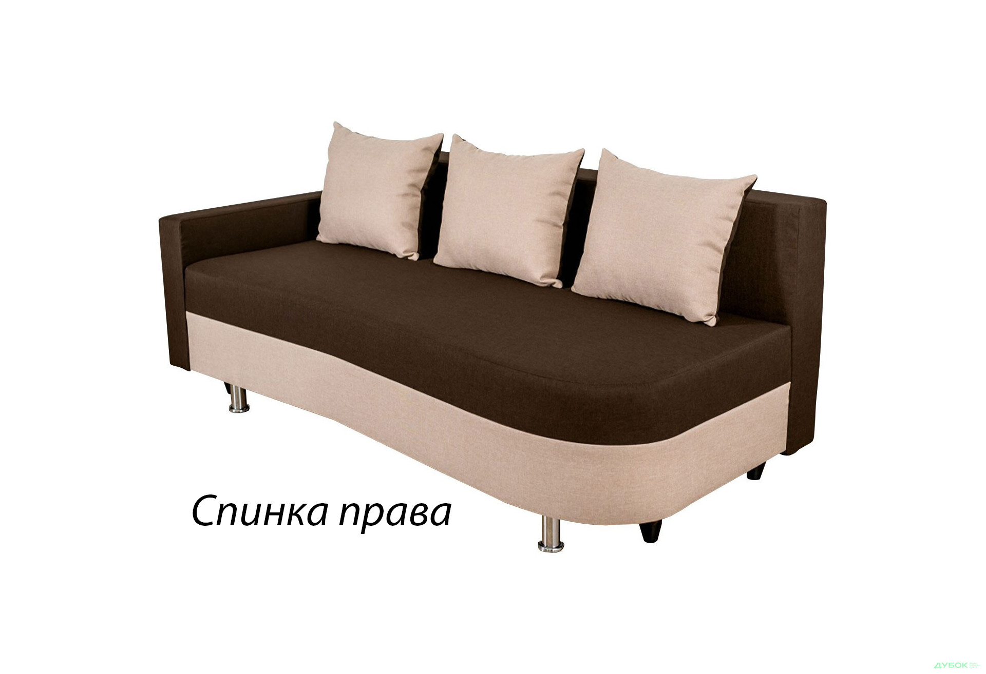 Диван Элегант Бенефит 20 205x98 см бежево-коричневый - Изображение 9 Изображение 9 - Диван Элегант Бенефит 20 205x98 см бежево-коричневый