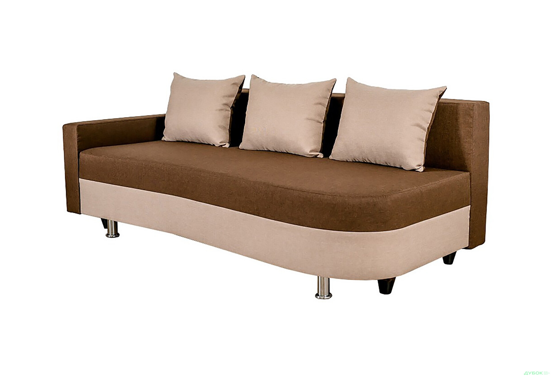 Диван Элегант Бенефит 20 205x98 см бежево-коричневый - Изображение 1 Изображение 1 - Диван Элегант Бенефит 20 205x98 см бежево-коричневый