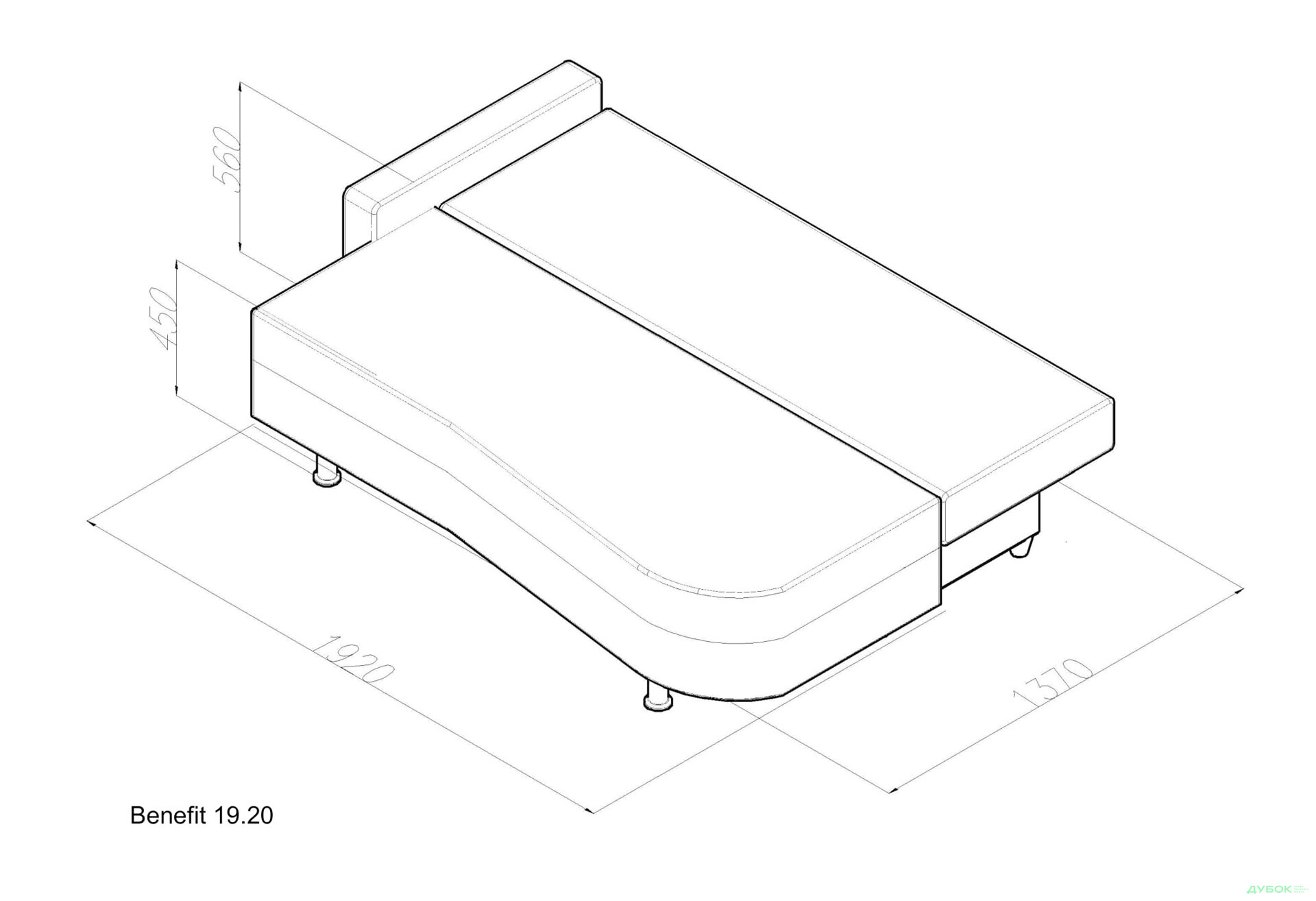 Диван Элегант Бенефит 20 205x98 см бежево-коричневый - Изображение 10 Изображение 10 - Диван Элегант Бенефит 20 205x98 см бежево-коричневый