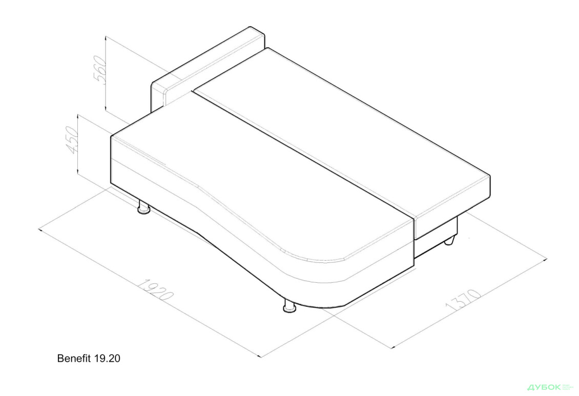 Диван Элегант Бенефит 20 205x98 см бежево-коричневый - Изображение 10 Изображение 10 - Диван Элегант Бенефит 20 205x98 см бежево-коричневый