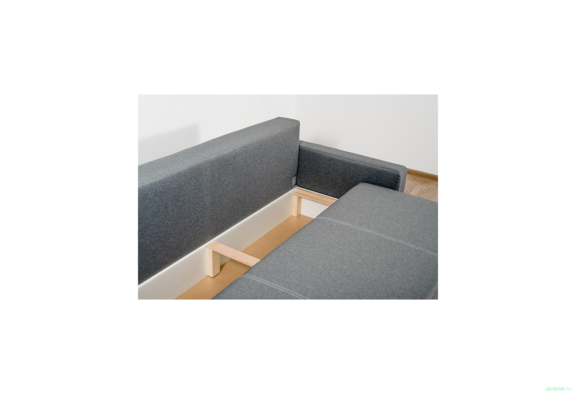 Диван Элегант Бенефит 22 215x87 см светло-серый - Изображение 6 Изображение 6 - Диван Элегант Бенефит 22 215x87 см светло-серый