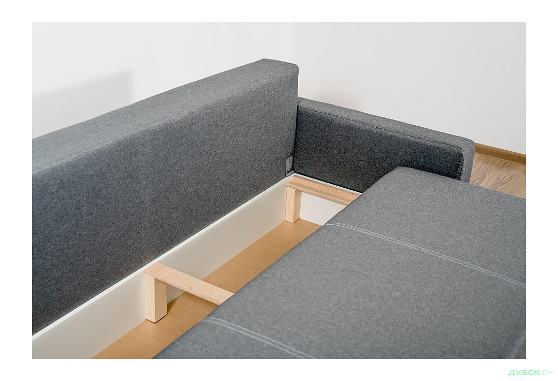 Диван Элегант Бенефит 22 215x87 см светло-серый - Изображение 6 Изображение 6 - Диван Элегант Бенефит 22 215x87 см светло-серый