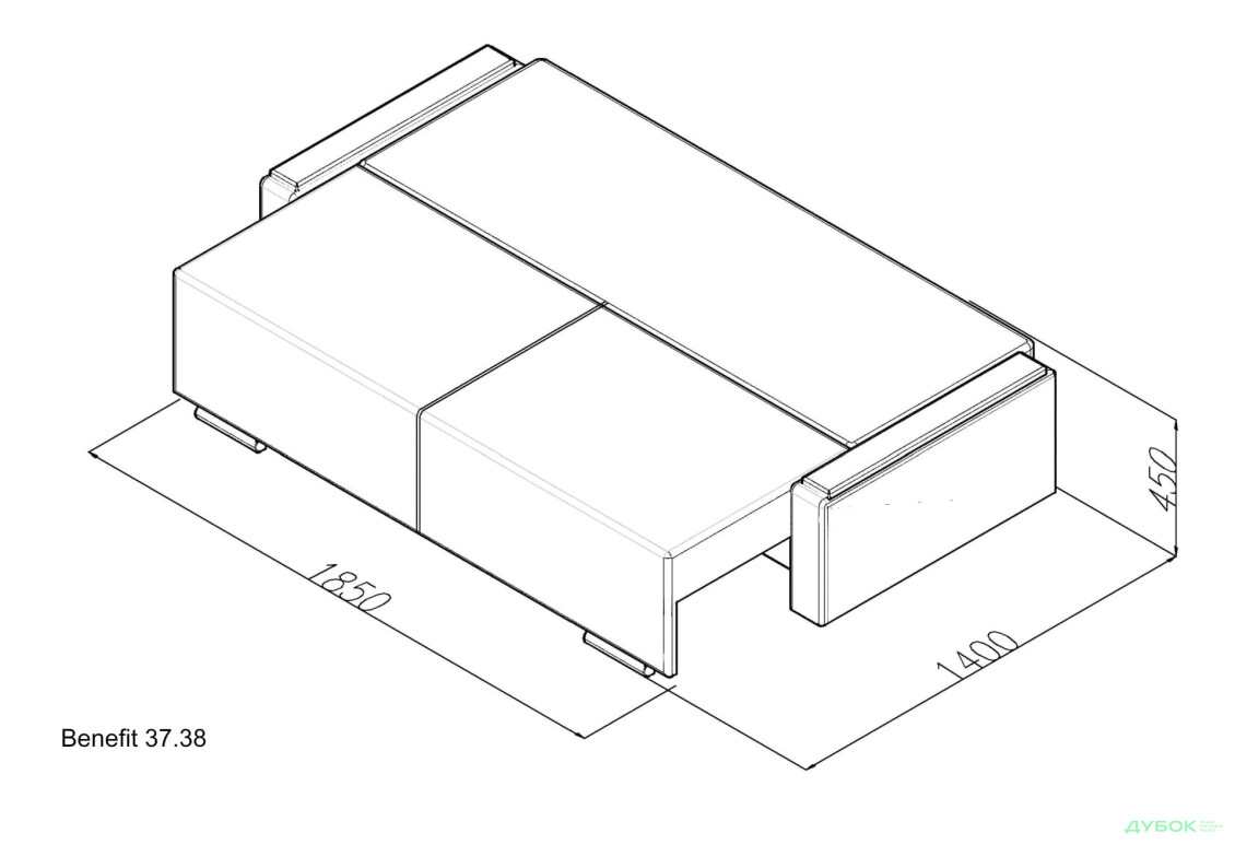 Изображение 5 - Диван Benefit 38 / Бенефит 38 Мюнхен Элегант