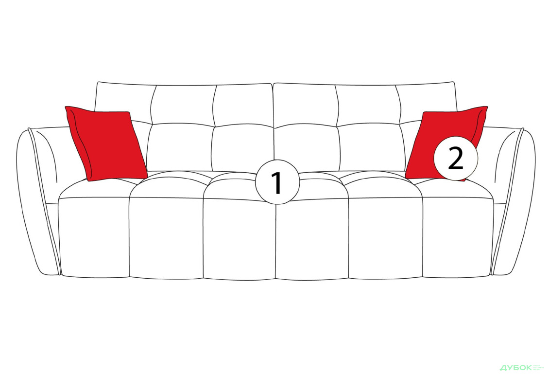 Изображение 9 - Диван Бруклин / Brooklyn Диван-кровать (прямой) 3 seater (Пантограф) Давидос