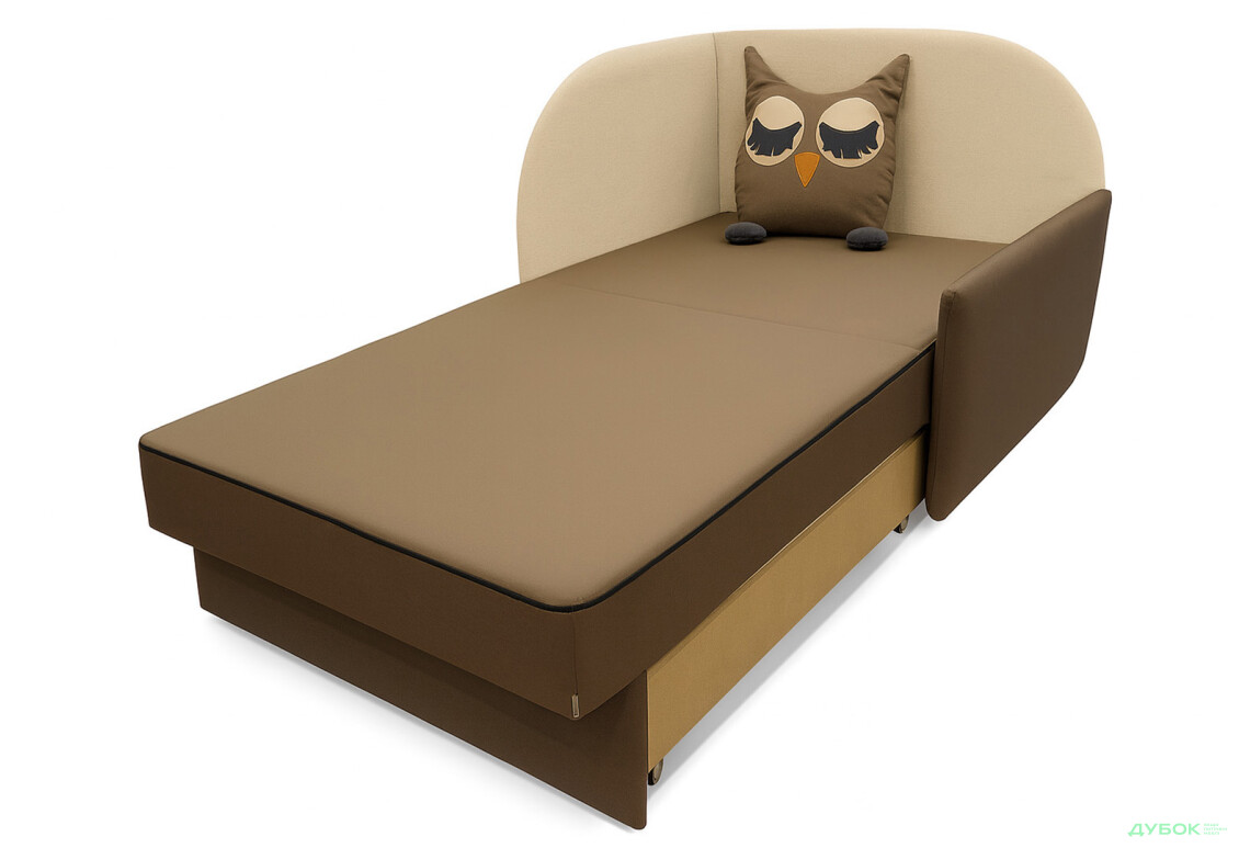 Зображення 4 - Диван Vika Сова правий кут 84x98 см бежево-коричневий (Avis 40 / Avis 15)