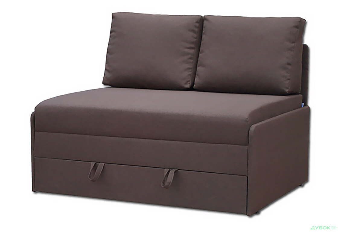 Диван Вика Рондо 125x99 см коричневый (Avis 40)