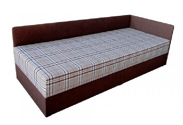 Кровать Vika Болеро 80х200 см подъемная, коричневое (Шотландия 1А/4В)