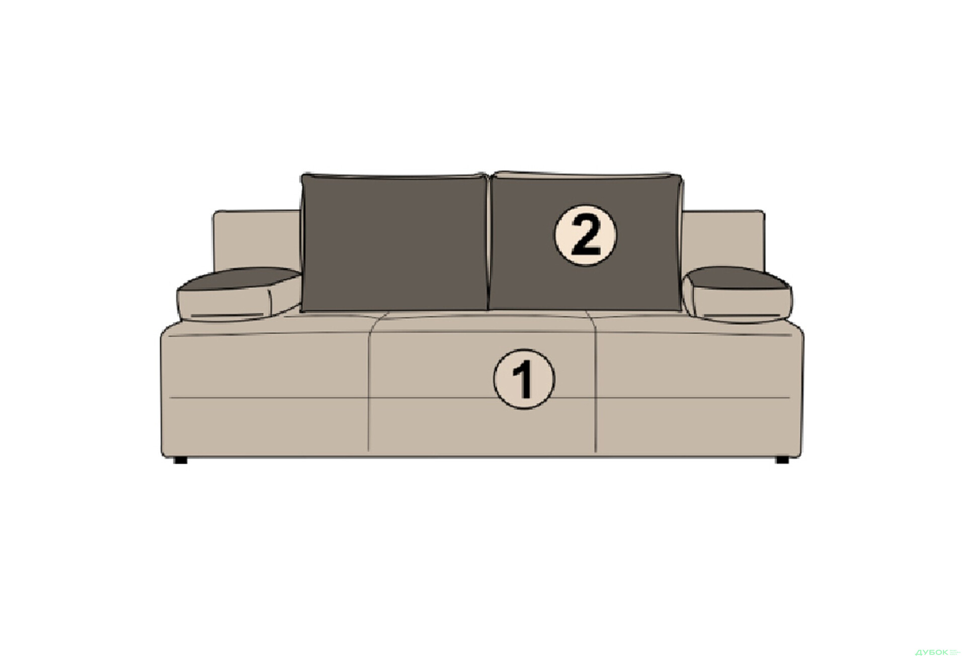 Изображение 5 - Диван - кровать Bono / Боно прямой Давидос