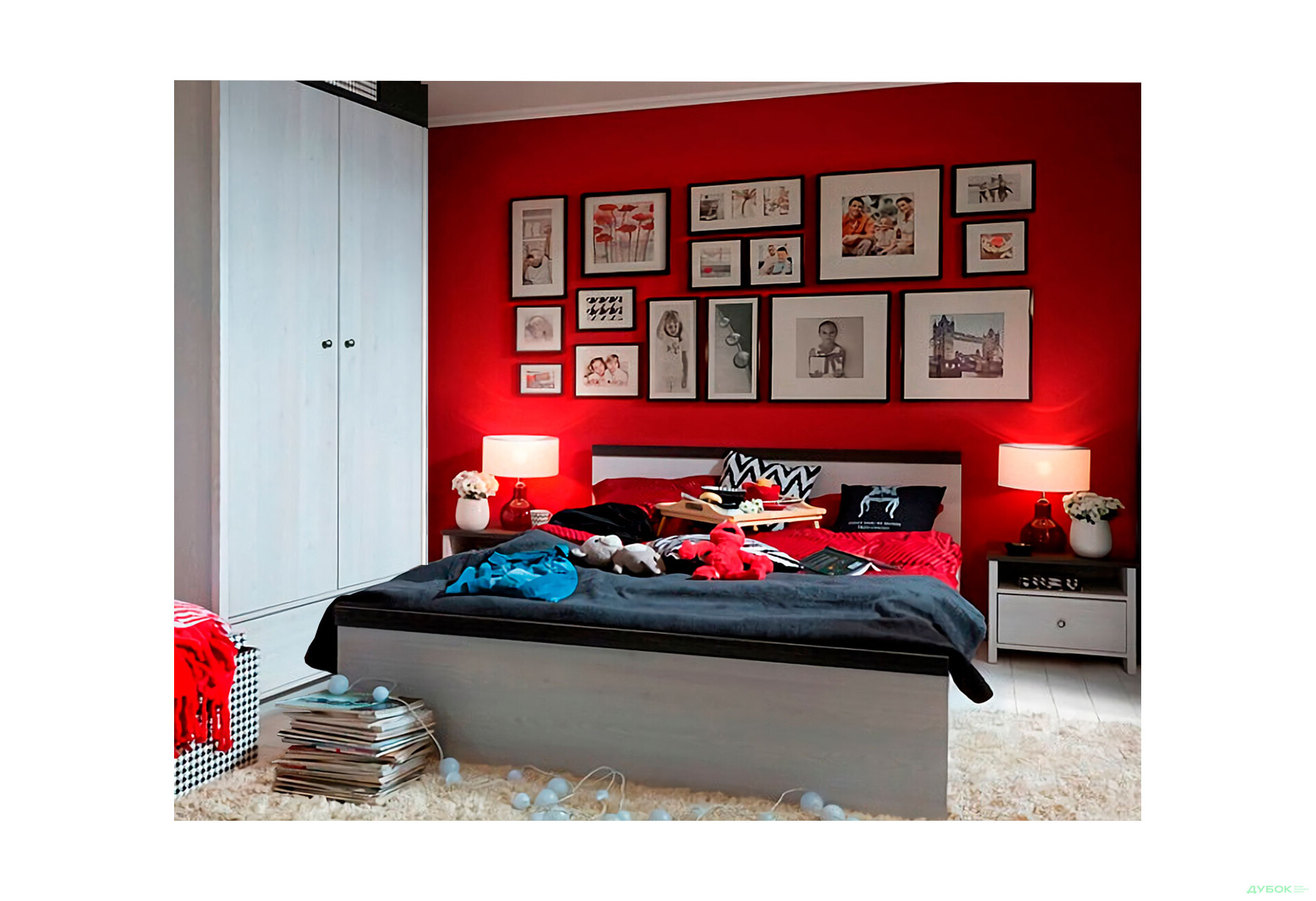 Модульная спальня ВМК Порто / Porto (Парис) - Изображение 2 Изображение 2 - Модульная спальня ВМК Порто / Porto (Парис)