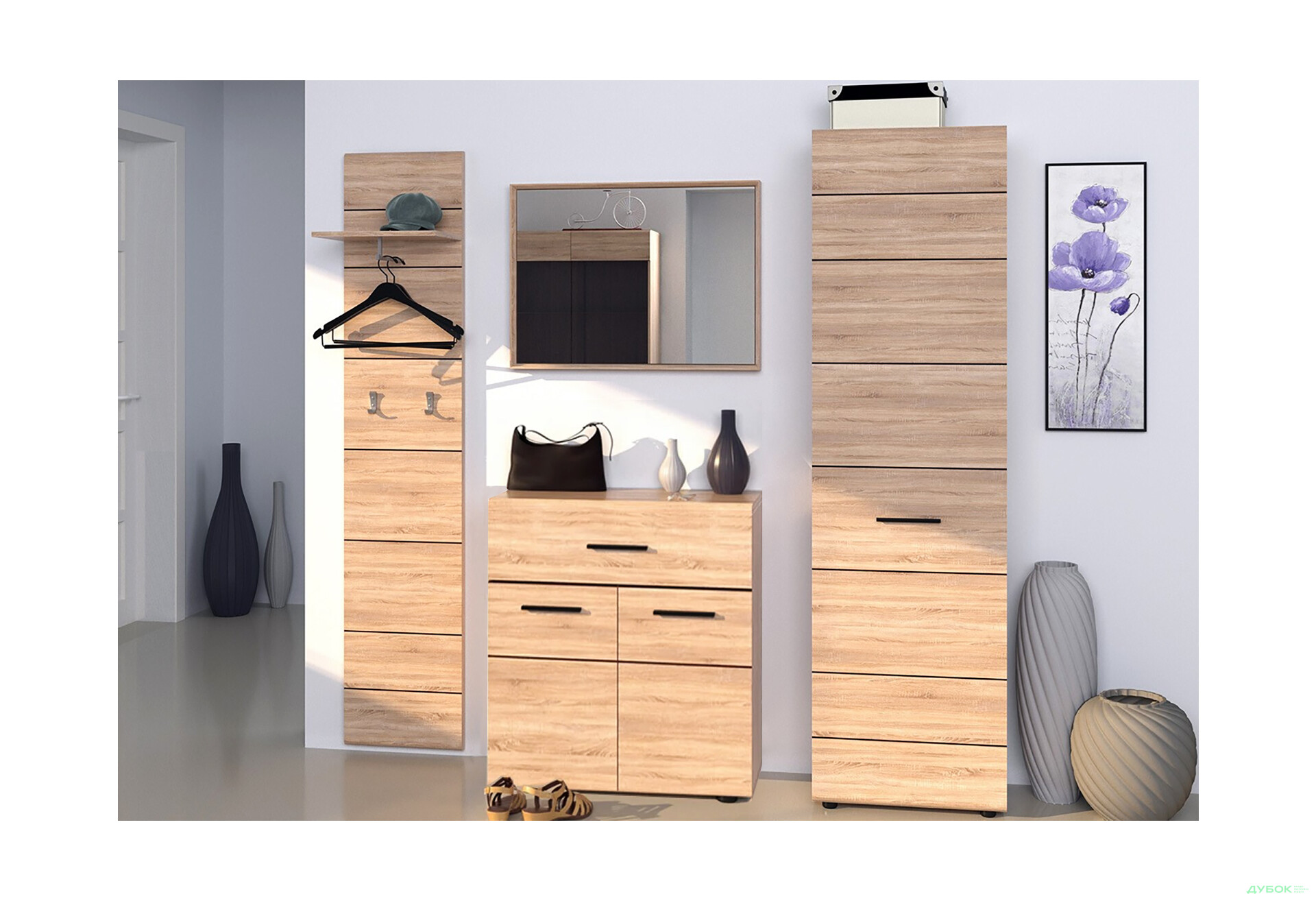 Модульная прихожая Соло ВМВ Холдинг - Изображение 1 Изображение 1 - Модульная прихожая Соло ВМВ Холдинг