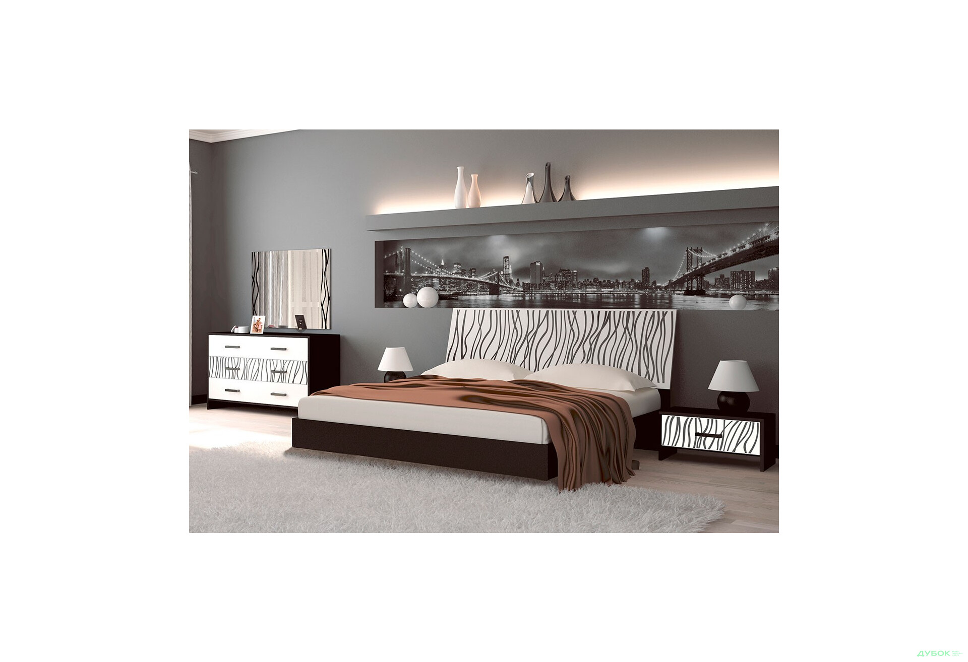 Зображення 2 - Модульна спальня MiroMark