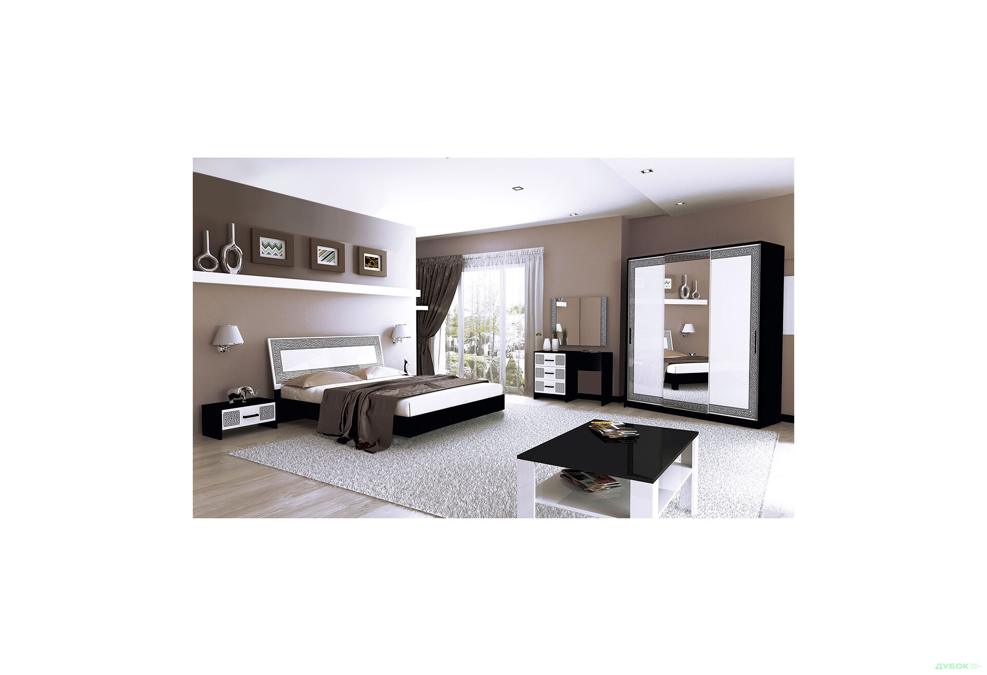 Спальня Виола со шкафом-купе 2.0 МироМарк - Изображение 1 Изображение 1 - Спальня Виола со шкафом-купе 2.0 МироМарк