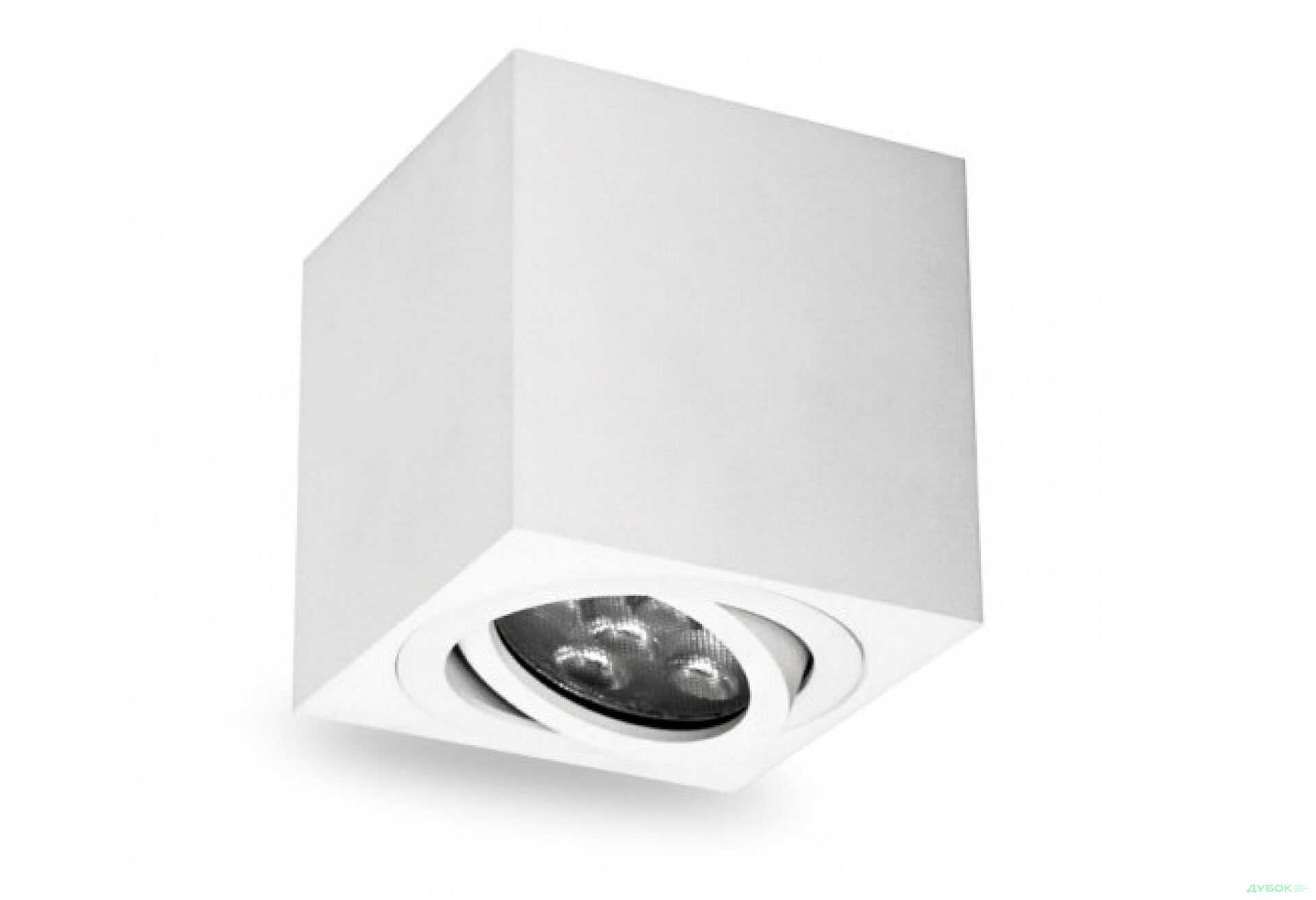 Фото 1 - Светодиодный светильник ML303 MR16/GU10 белый, квадрат, поворотный Ферон