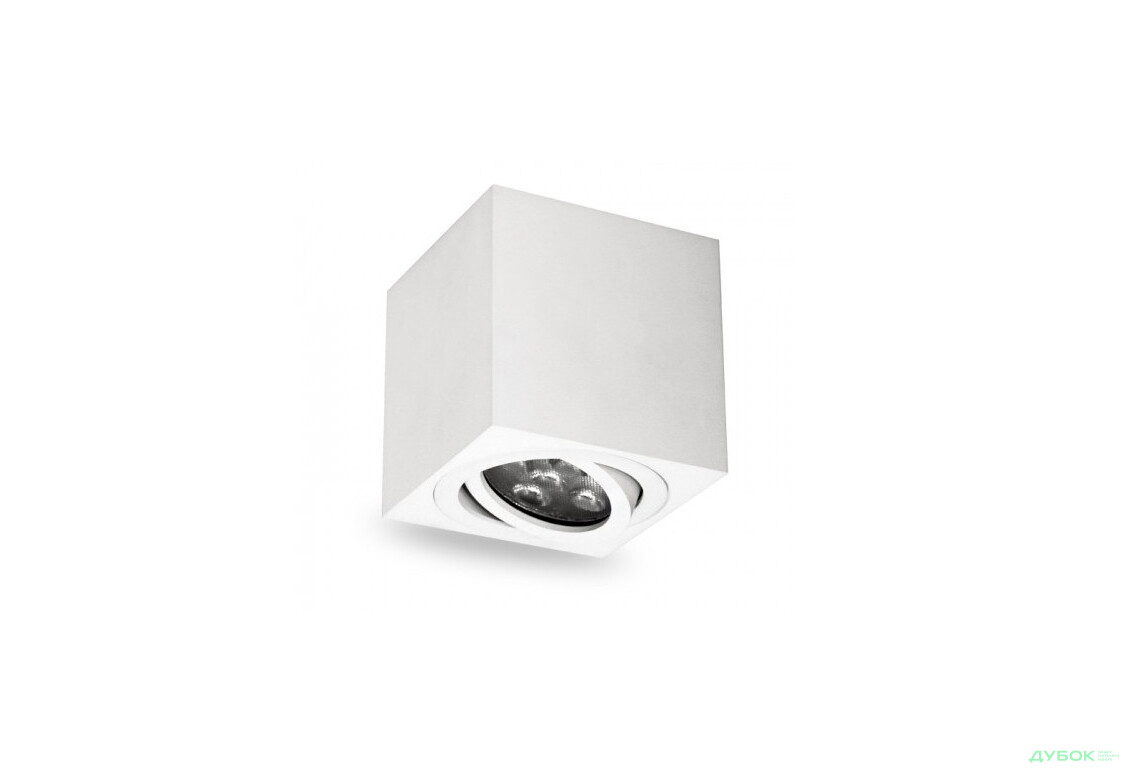 Светодиодный светильник ML303 MR16/GU10 белый, квадрат, поворотный Ферон