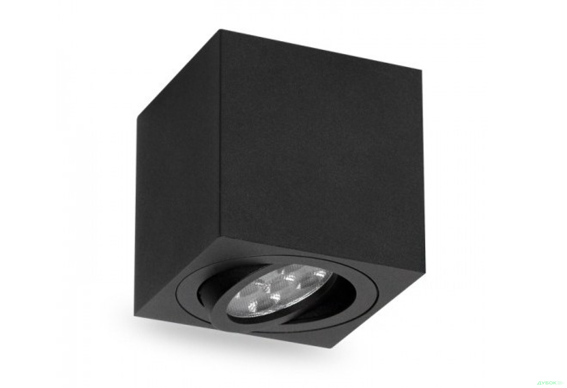 Фото 1 - Светодиодный светильник ML303 MR16/GU10 черный, квадрат, поворотный Ферон