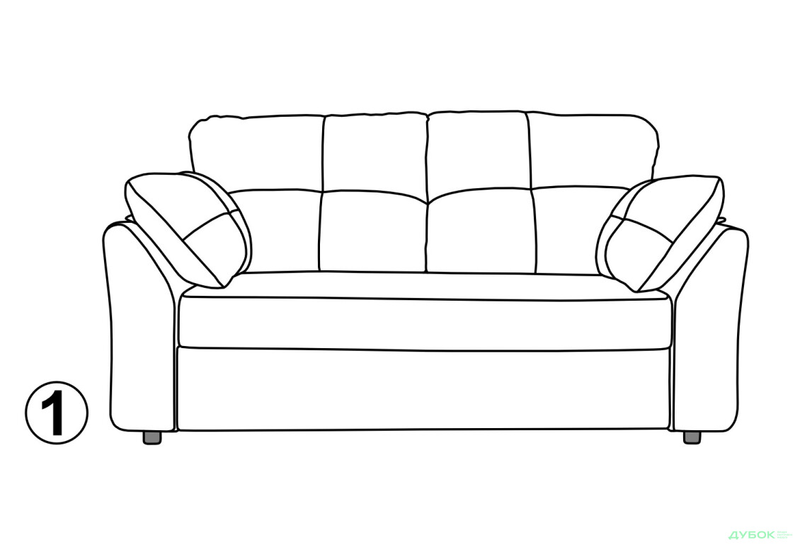 Изображение 8 - Диван - кровать MICHIGAN / Мичиган прямой Давидос