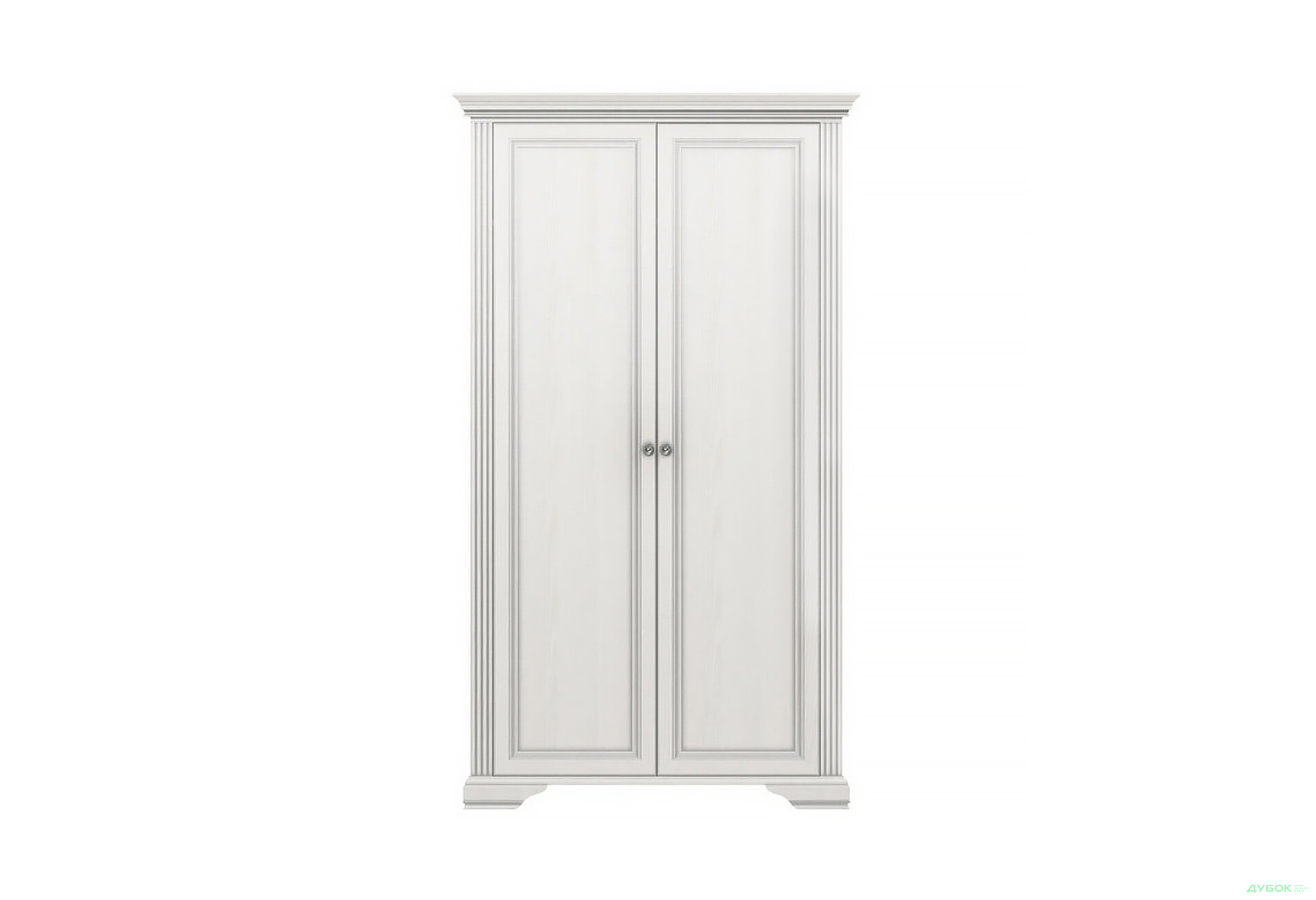 Шафа Гербор Вайт 2-дверна 126 см сосна срібна - Зображення 1 Зображення 1 - Шафа Гербор Вайт 2-дверна 126 см сосна срібна