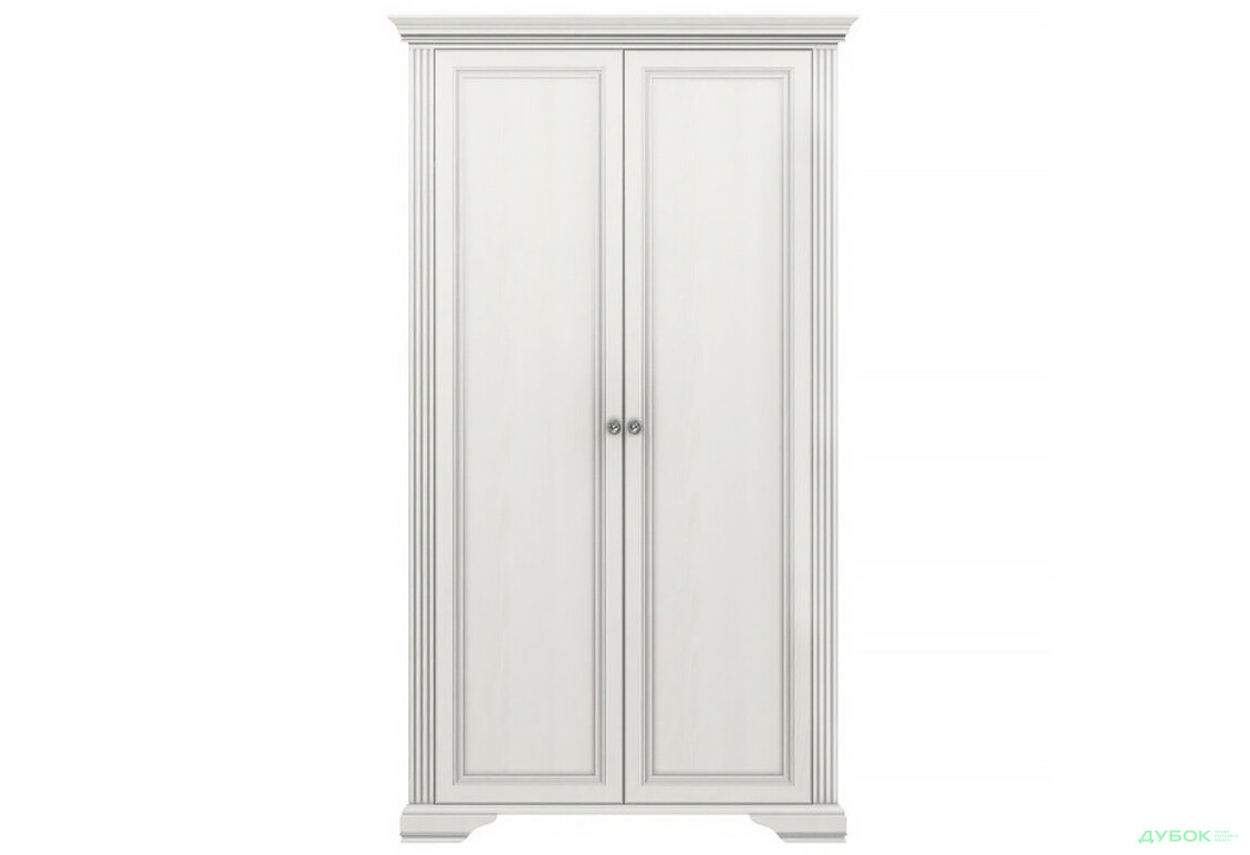 Шафа Гербор Вайт 2-дверна 126 см Ясен сніжний/Сосна срібна