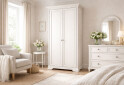Зображення 2 - Шафа Гербор Вайт 2-дверна 126 см сосна срібна