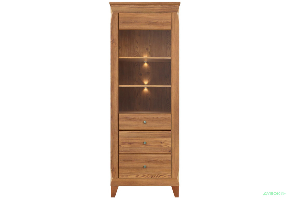 Вітрина REG1W2S Граф (нові направляючі) Гербор