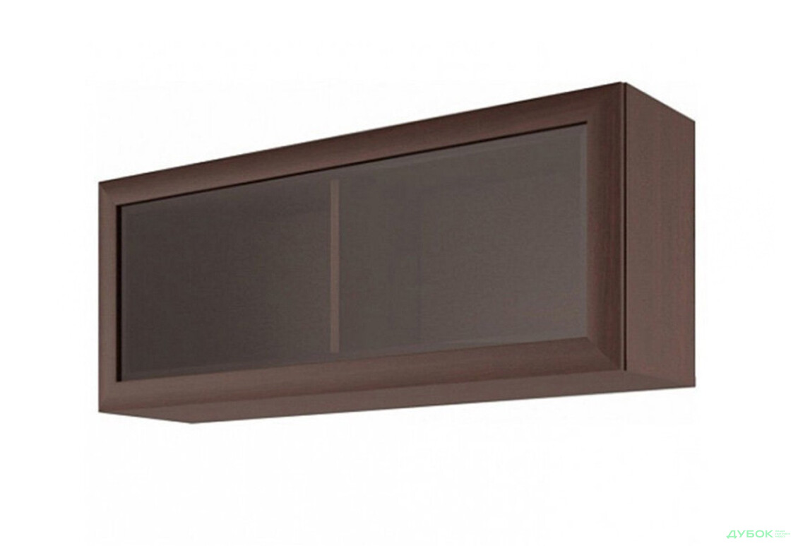 Шафка-вітрина навісна Гербор Коен 104 см Венге магія - Зображення 2 Зображення 2 - Шафка-вітрина навісна Гербор Коен 104 см Венге магія