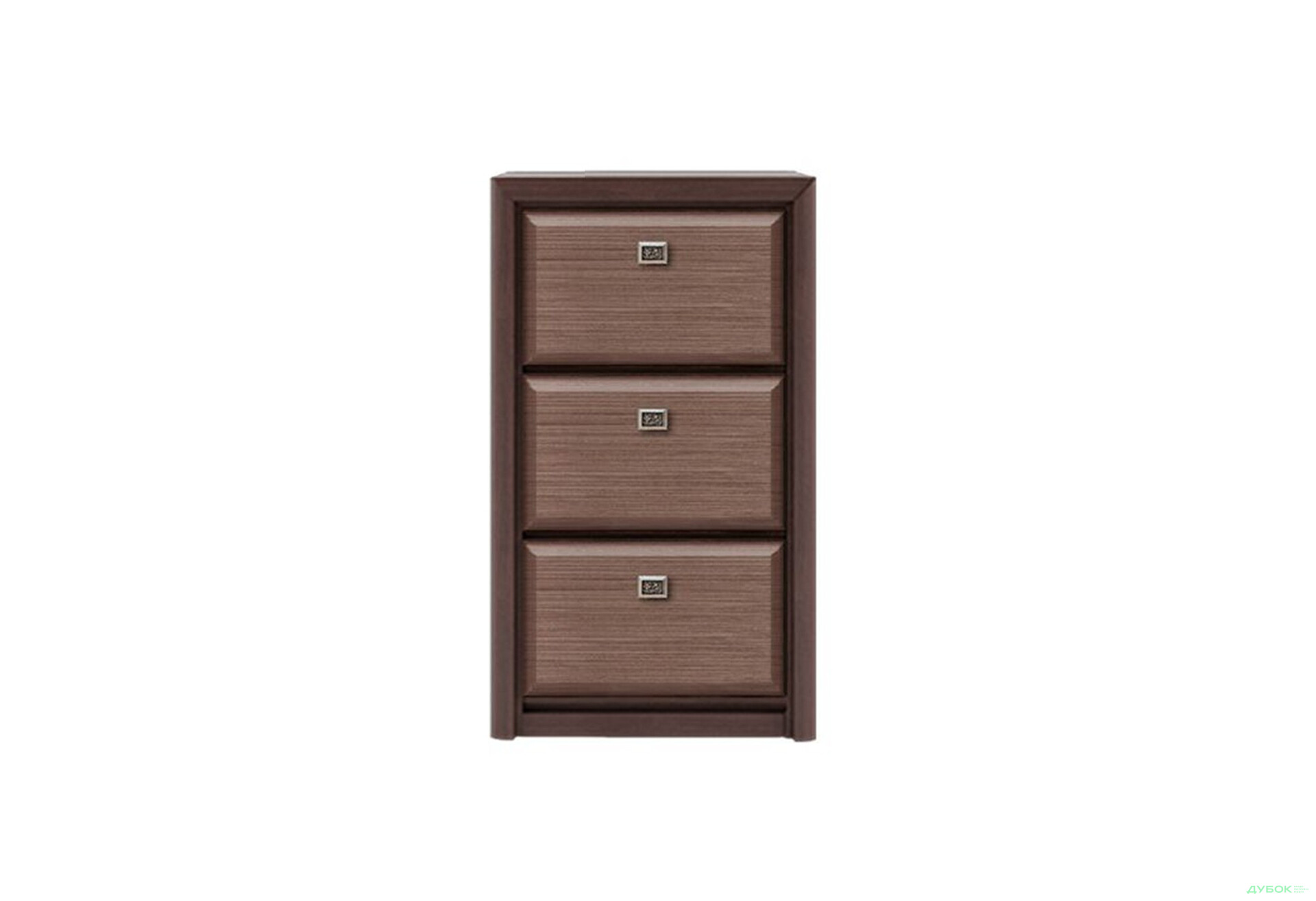 Тумба для взуття Гербор Коен МДФ з 3 відділеннями 71 см Венге - Зображення 1 Зображення 1 - Тумба для взуття Гербор Коен МДФ з 3 відділеннями 71 см Венге