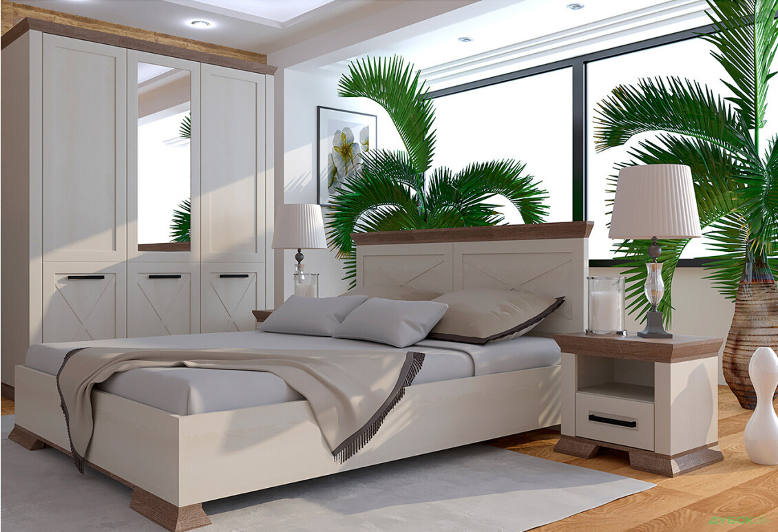 Зображення 2 - Ліжко Гербор Марсель (без вкладу) 160х200 см, ясен сніжний